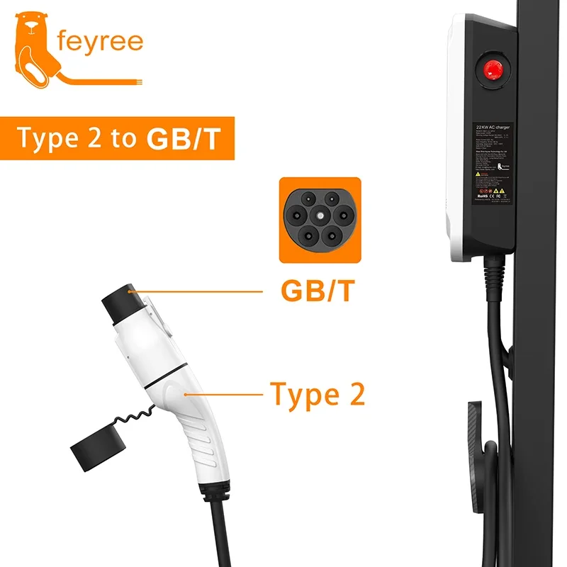 Ev Charger Adapter - Adattatore per caricabatterie Feyree EV tipo