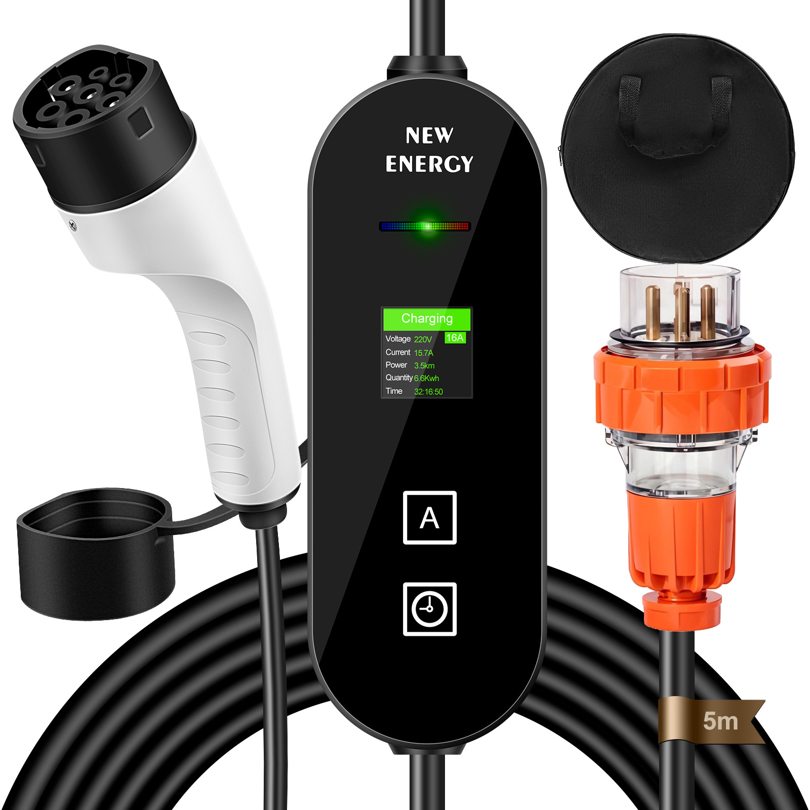 Portable Ev Charger 32A Type 2 Cee Plug - Stazione di ricarica portatile per veicoli