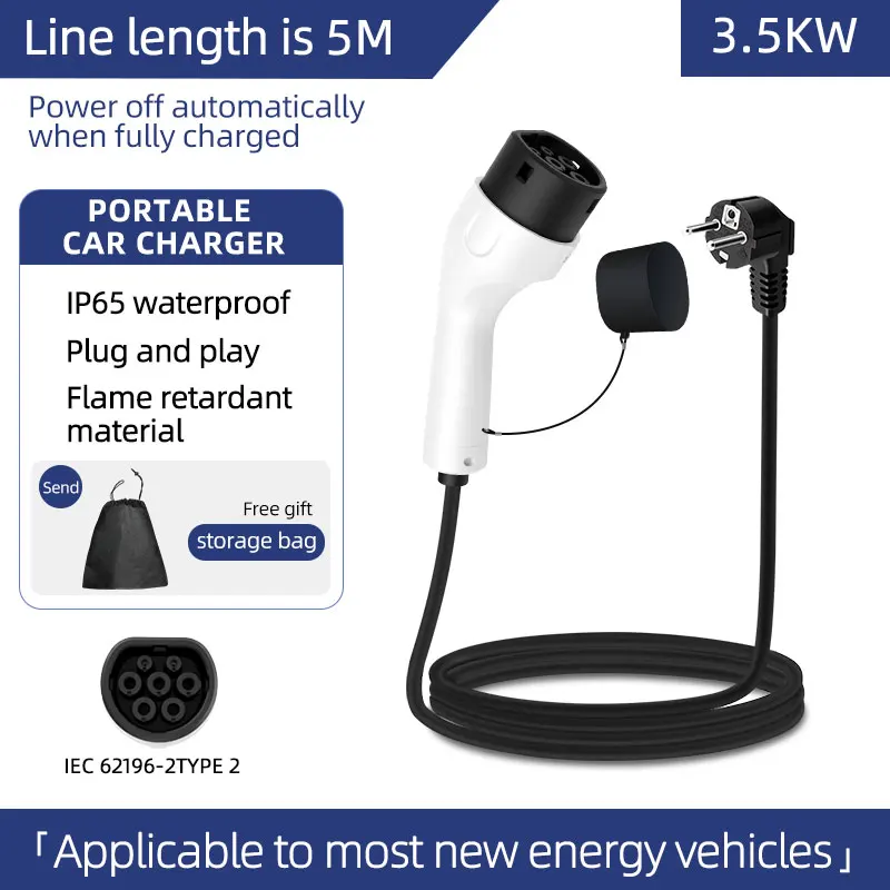 Ev Charger Adapter - Caricatore Portatile EV ROMADA 3.5KW 16A