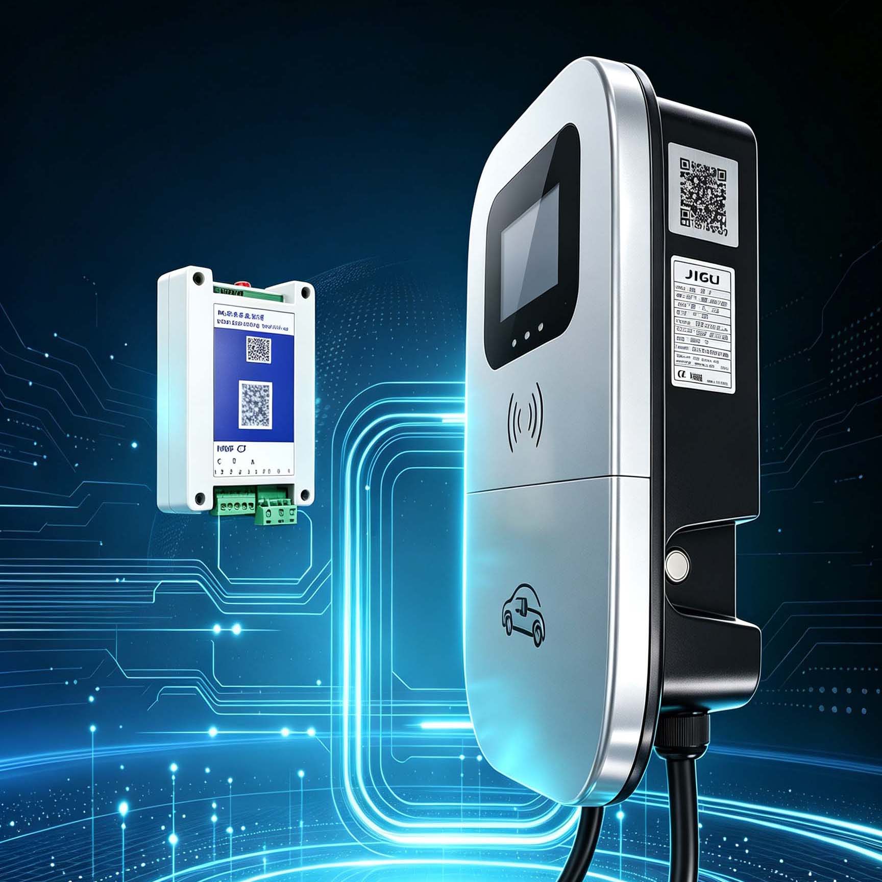 Caricatore EV JIGU con Bilanci - Wallbox Ev recensione e prezzo
