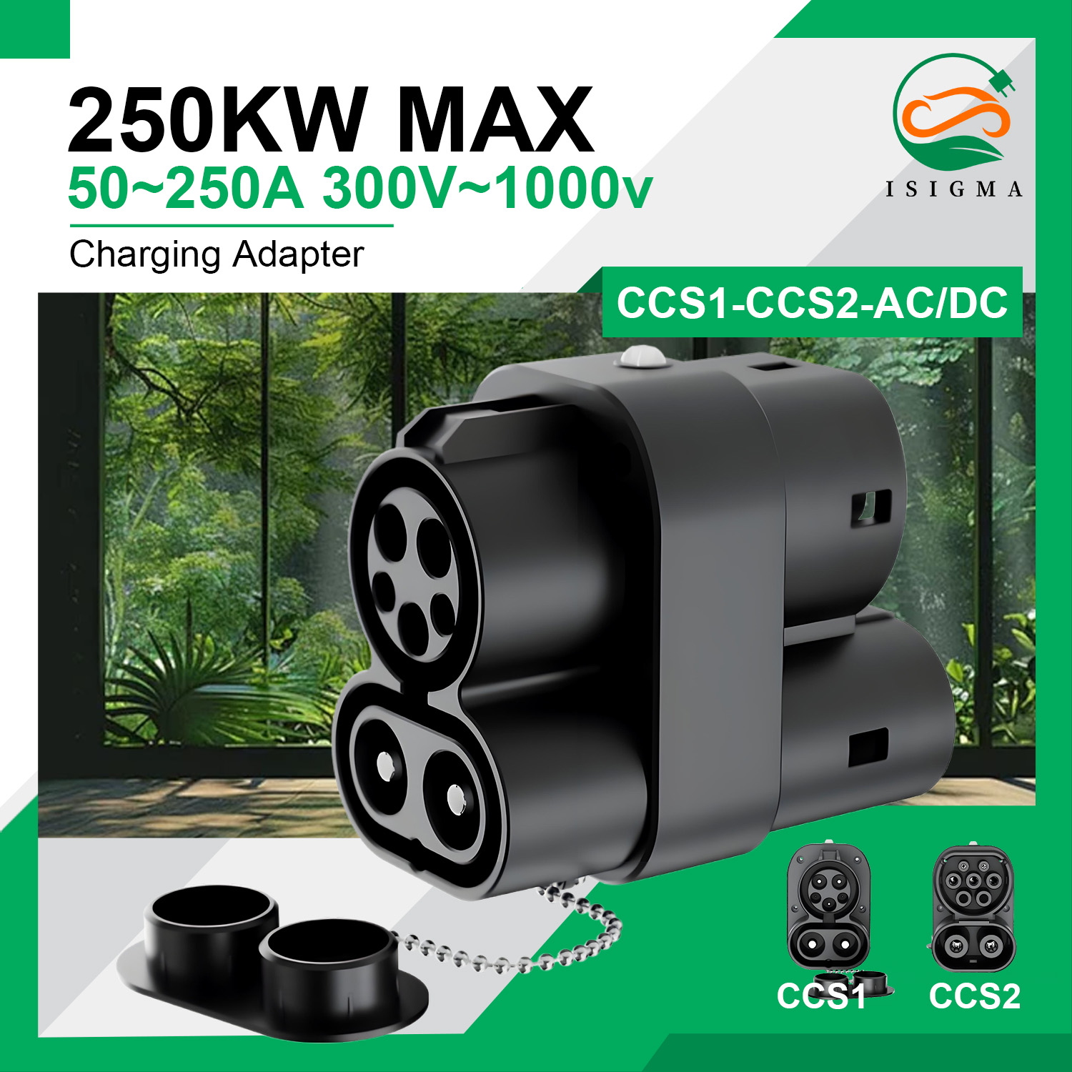Adattatore caricatore CCS1 a C - Ccs2 To Ccs1 Fast Charge Adapter 250Kw recensione e prezzo