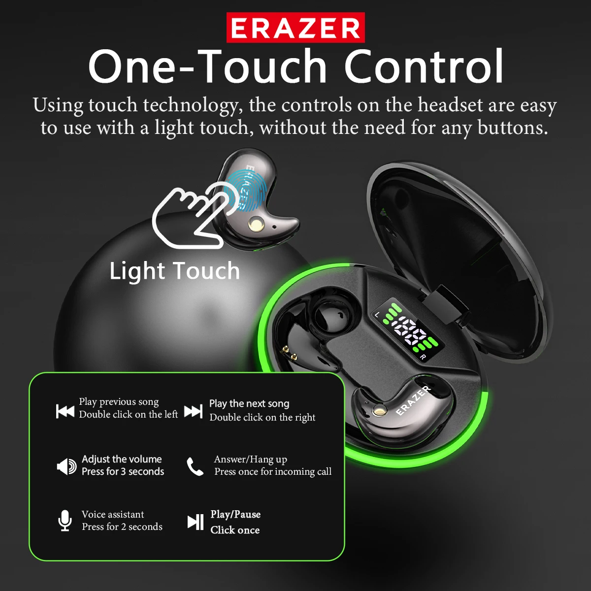 Cuffie Bluetooth In-Ear EARZER - Type 2 Charger recensione e prezzo