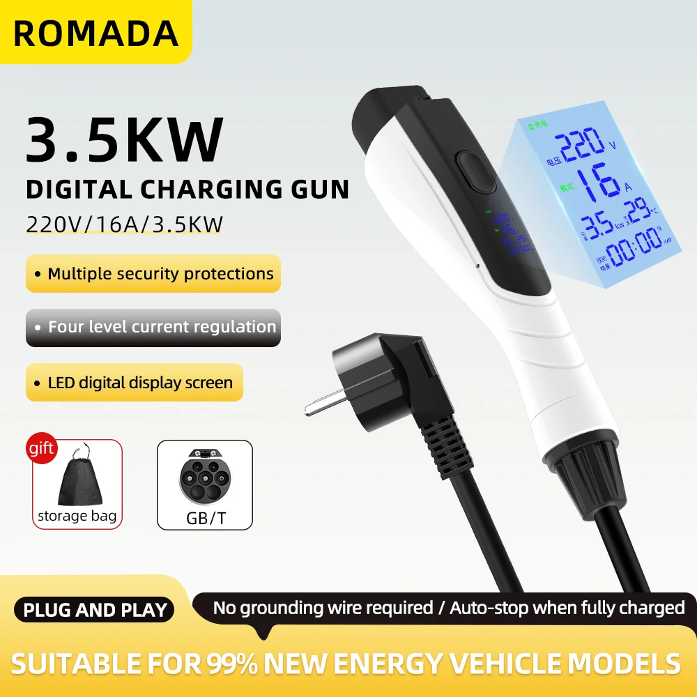 NUOVO Caricatore Portatile EV  - Ev Charger Adapter recensione e prezzo