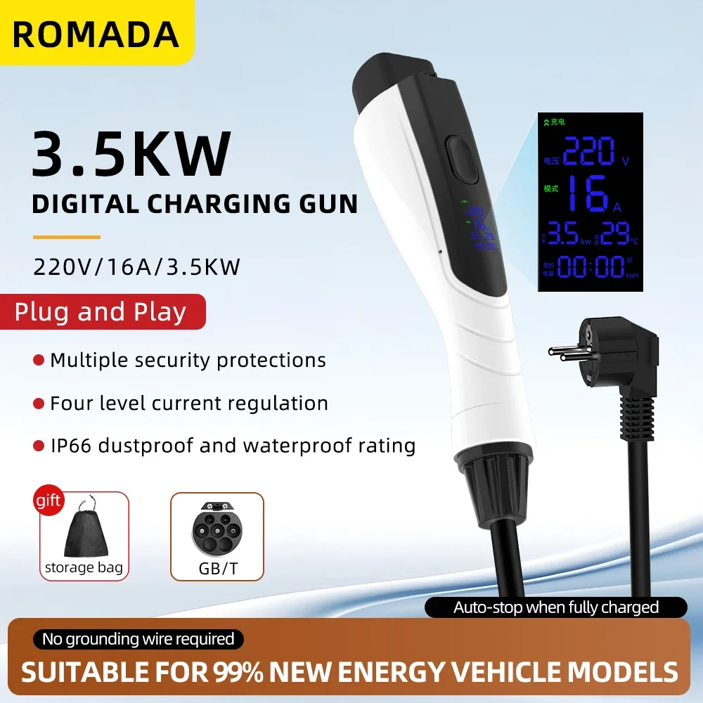 NUOVO Caricatore Portatile EV  - Ev Charger Adapter recensione e prezzo