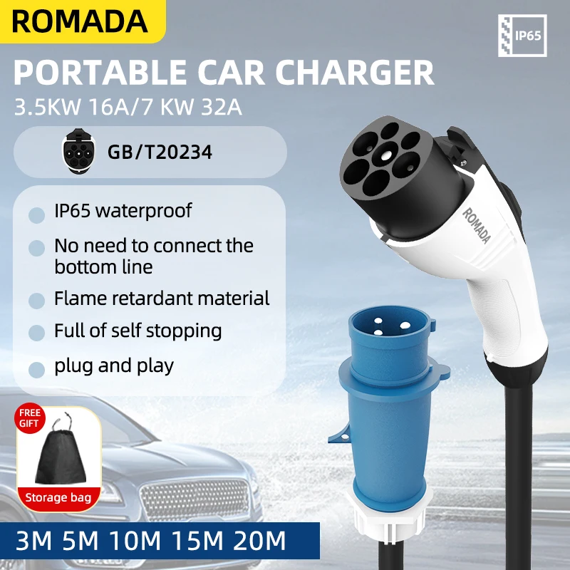 Per veicolo elettrico 7KW 32A  - Ev Charger Adapter recensione e prezzo